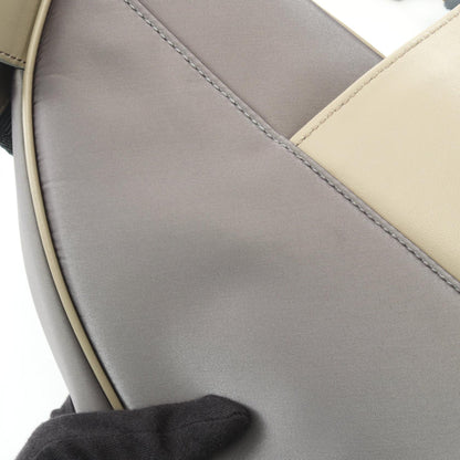 SADDLE サドル メッシュ ボディバッグ ナイロン レザー ラバー グレー ベージュ クリスチャンディオール