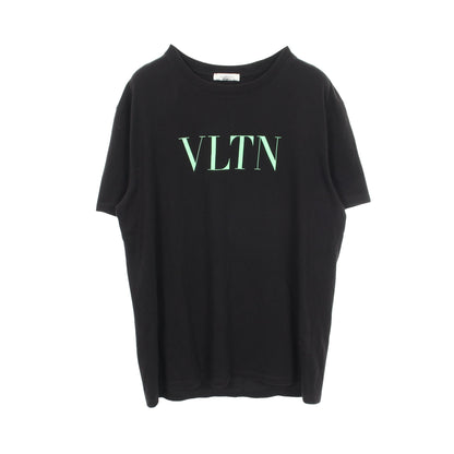 VLTNロゴプリント クルーネック 半袖Tシャツ コットン ブラック ヴァレンティノ