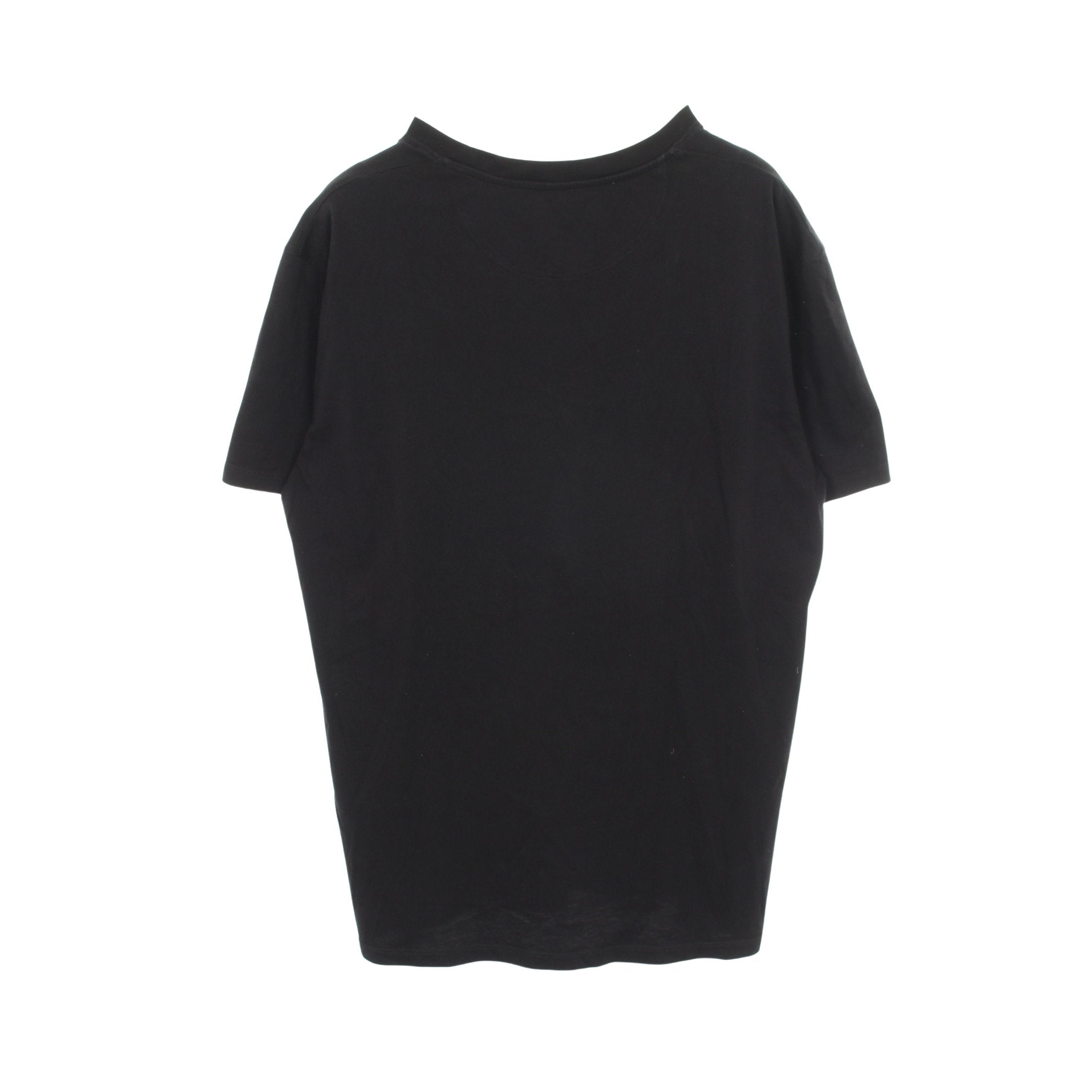 VLTNロゴプリント クルーネック 半袖Tシャツ コットン ブラック