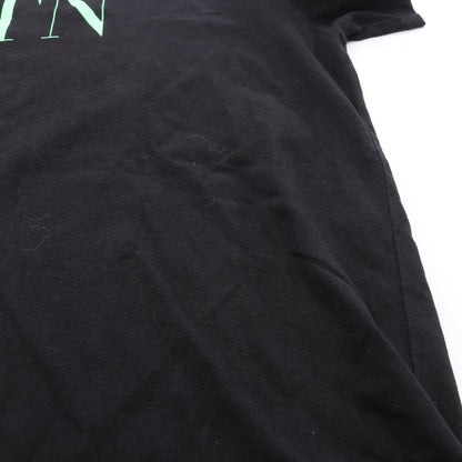VLTNロゴプリント クルーネック 半袖Tシャツ コットン ブラック ヴァレンティノ