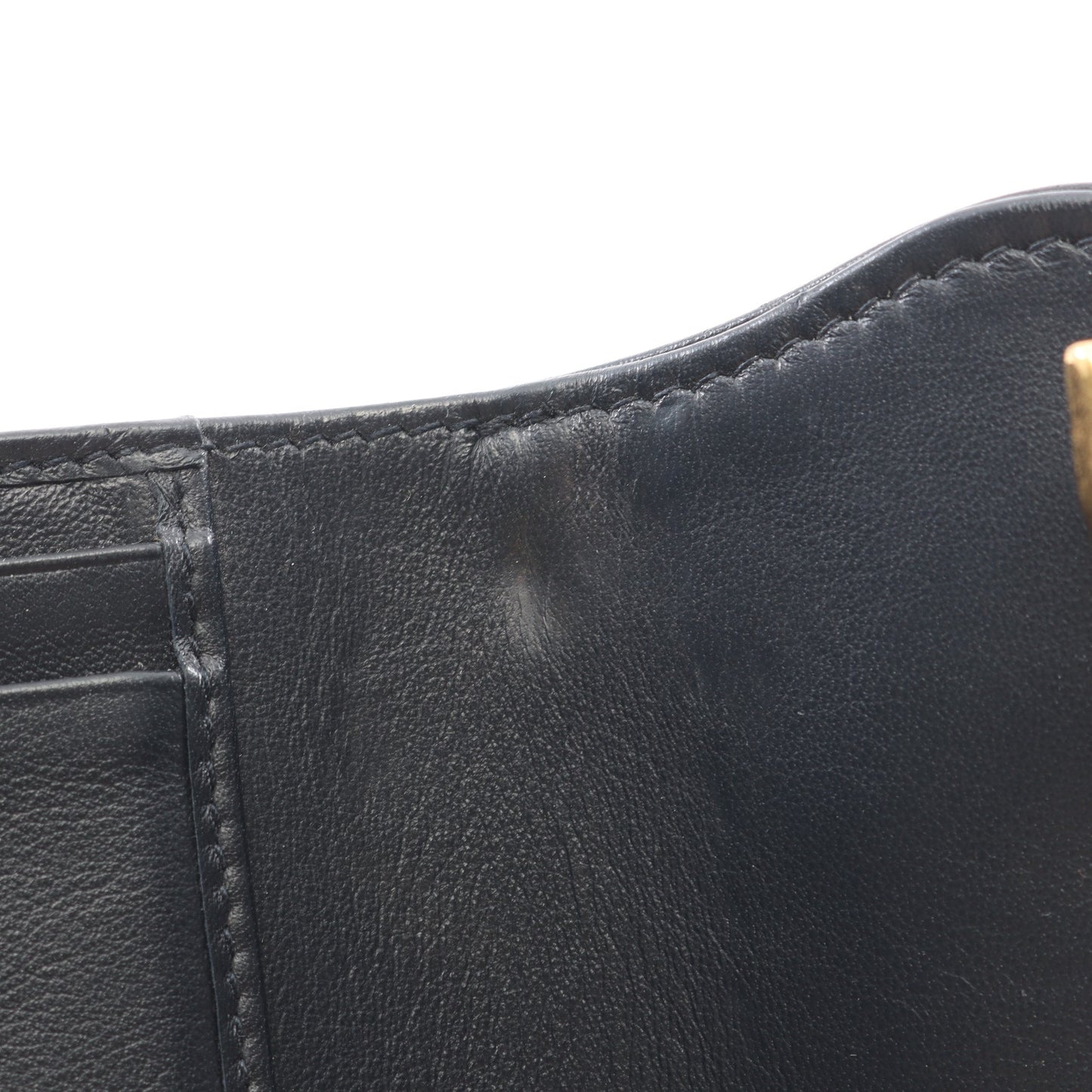 SADDLE ロータスウォレット オブリーク ジャカード 三つ折り財布 キャンバス ベージュ ネイビー クリスチャンディオール