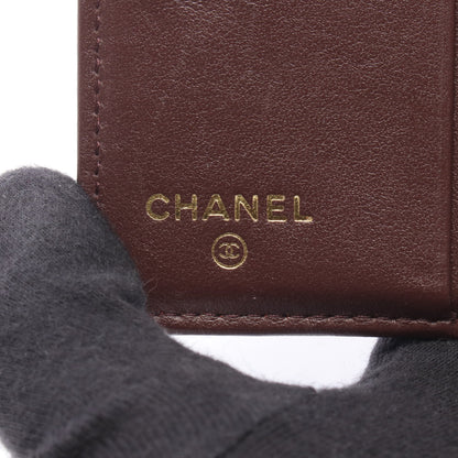 マトラッセ クラシック スモールウォレット 二つ折り財布 キャビアスキン ブラック ゴールド金具 シャネル 財布・小物 CHANEL