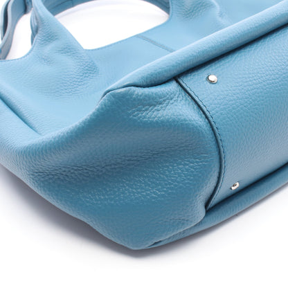 ALF SHOPPING BAG PICCOLA 2WAY ハンドバッグ トートバッグ レザー ブルー トッズ