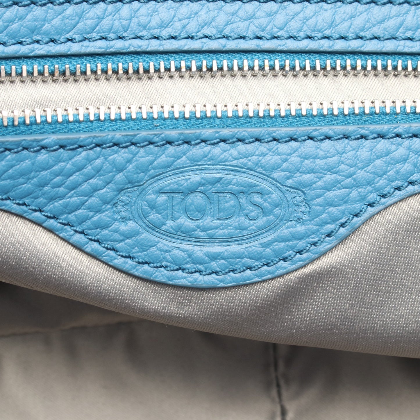 ALF SHOPPING BAG PICCOLA 2WAY ハンドバッグ トートバッグ レザー ブルー トッズ