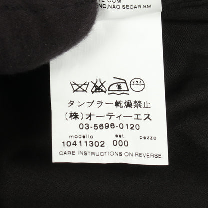 半袖 ジャケット レーヨン シルク ブラック マックスマーラ