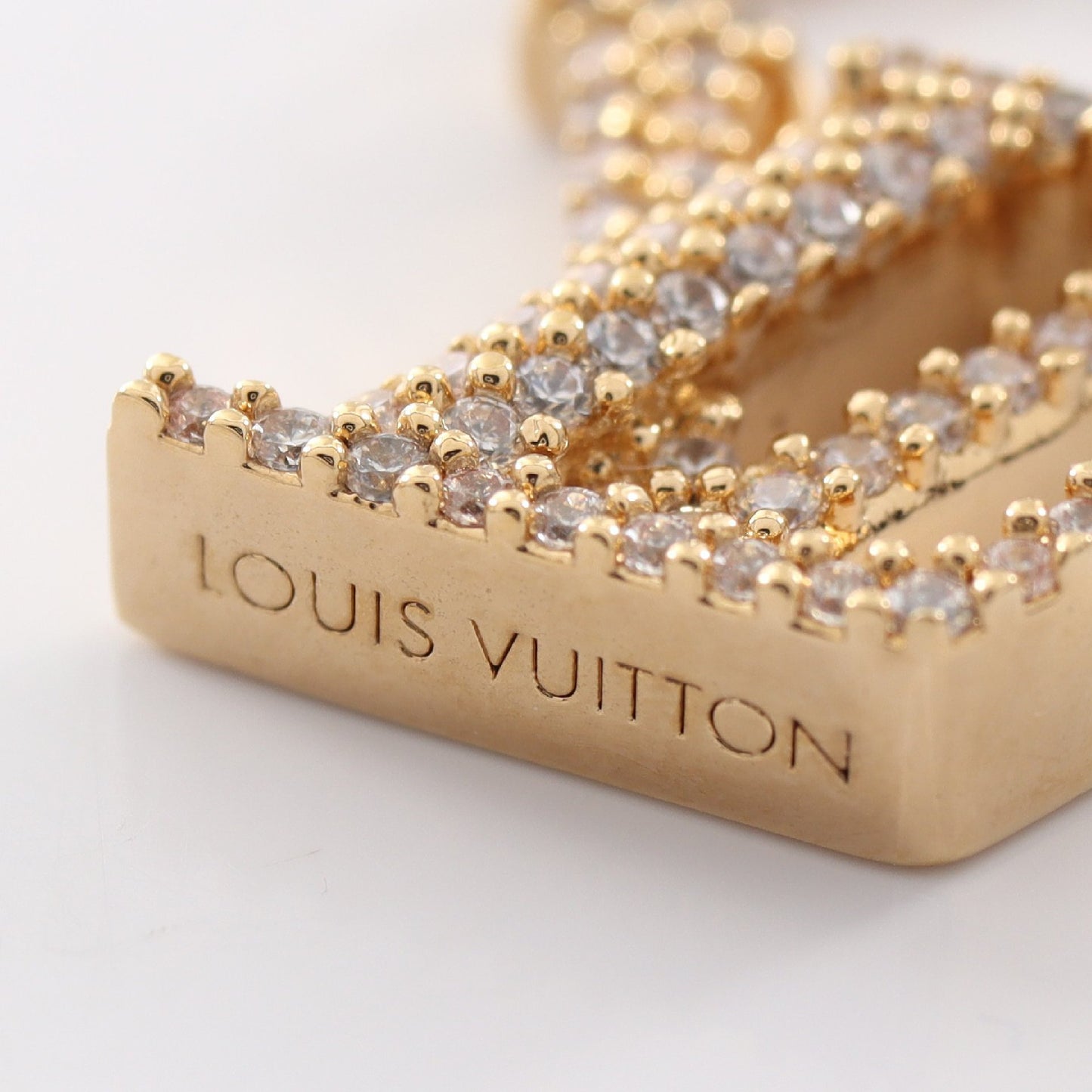 コリエ LV アイコニック ネックレス GP ラインストーン ゴールド クリア ルイヴィトン