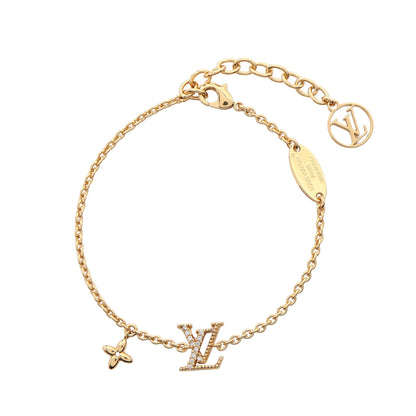 LV アイコニック ブレスレット GP ラインストーン ゴールド クリア ルイヴィトン