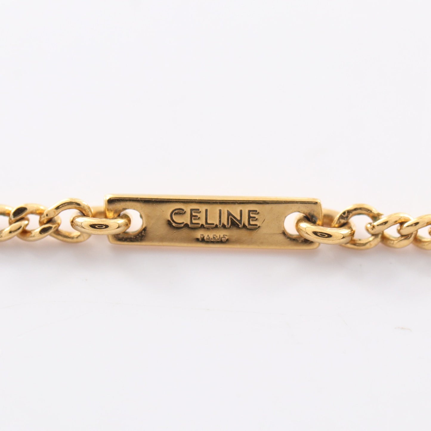 トリオンフ ネックレス GP ラインストーン ゴールド クリア セリーヌ アクセサリー CELINE