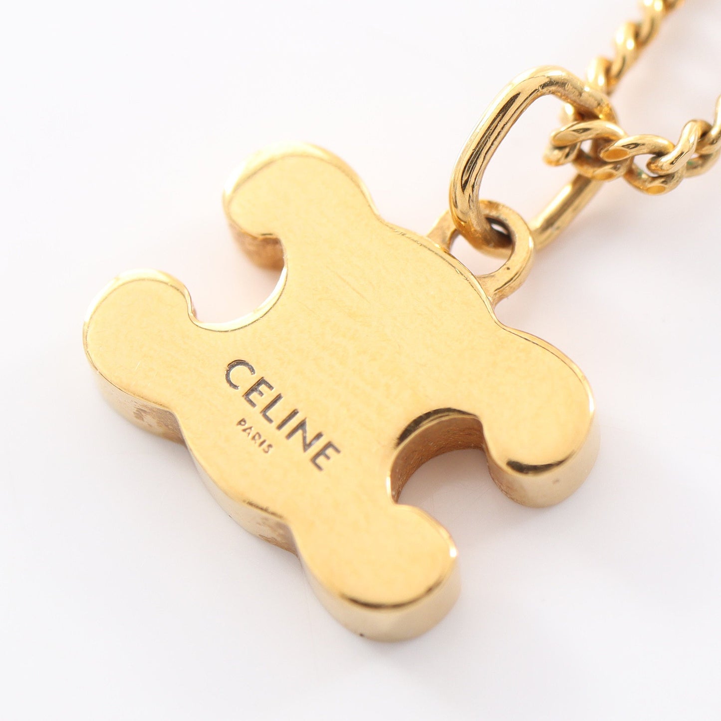 トリオンフ ネックレス GP ラインストーン ゴールド クリア セリーヌ アクセサリー CELINE