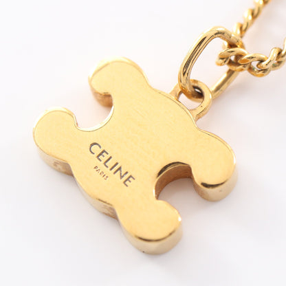 トリオンフ ネックレス GP ラインストーン ゴールド クリア セリーヌ アクセサリー CELINE