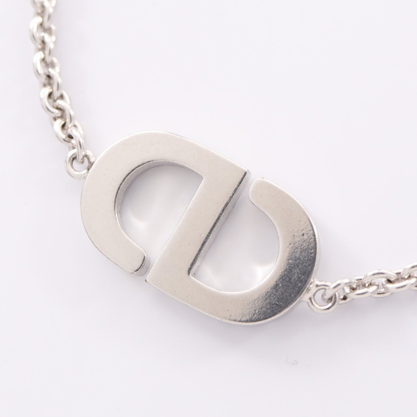 CDロゴ ブレスレット ラインストーン シルバー ディオール アクセサリー DIOR