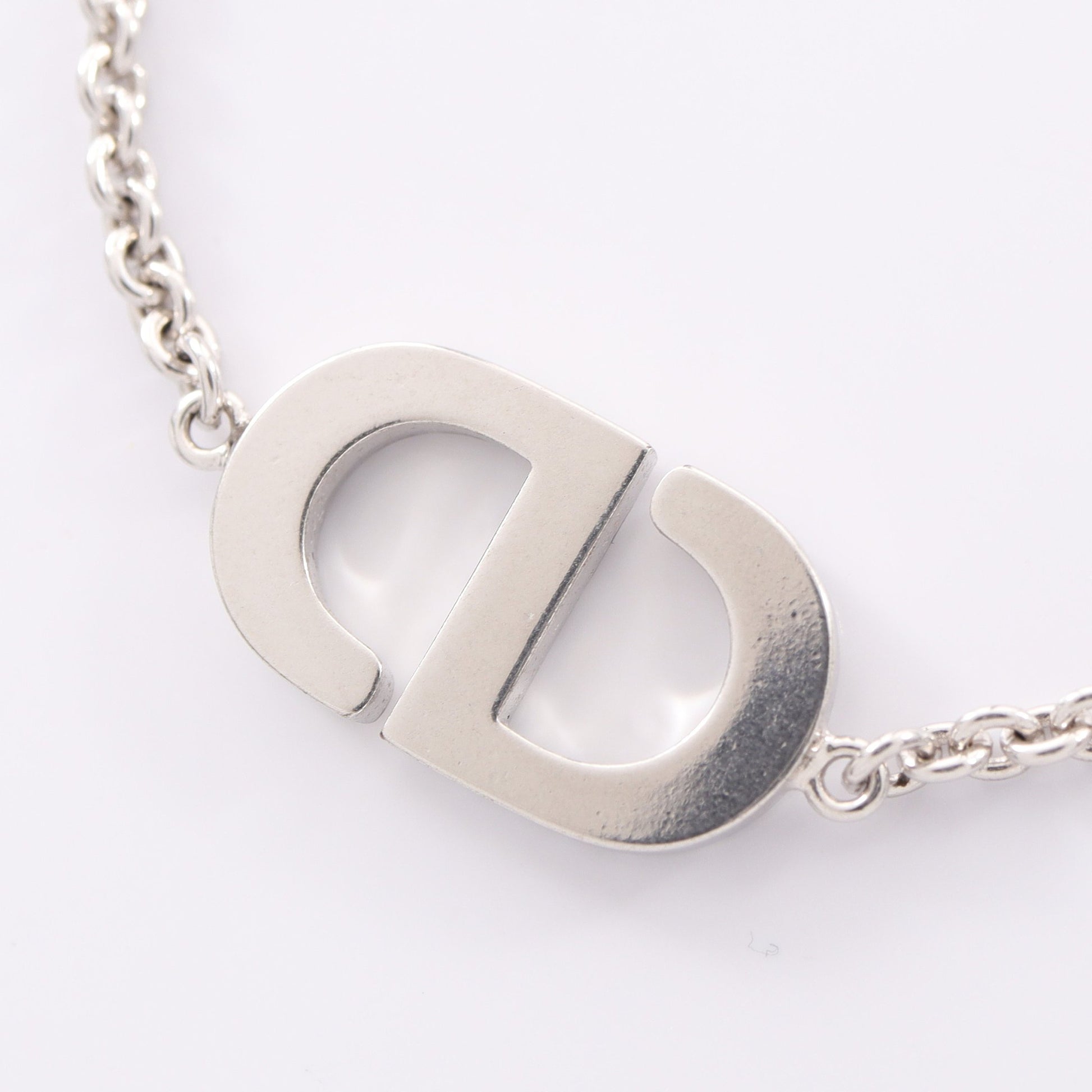 CDロゴ ブレスレット ラインストーン シルバー ディオール アクセサリー DIOR