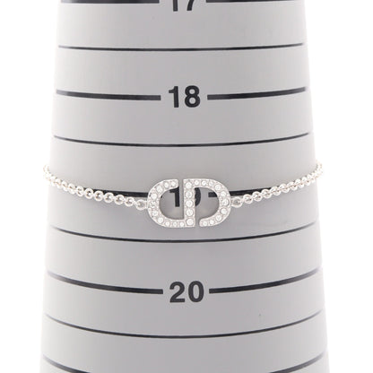 CDロゴ ブレスレット ラインストーン シルバー ディオール アクセサリー DIOR