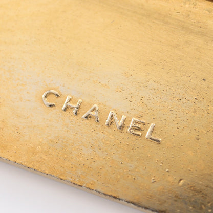 ロゴ プレート ブローチ GP ゴールド ヴィンテージ シャネル アクセサリー CHANEL