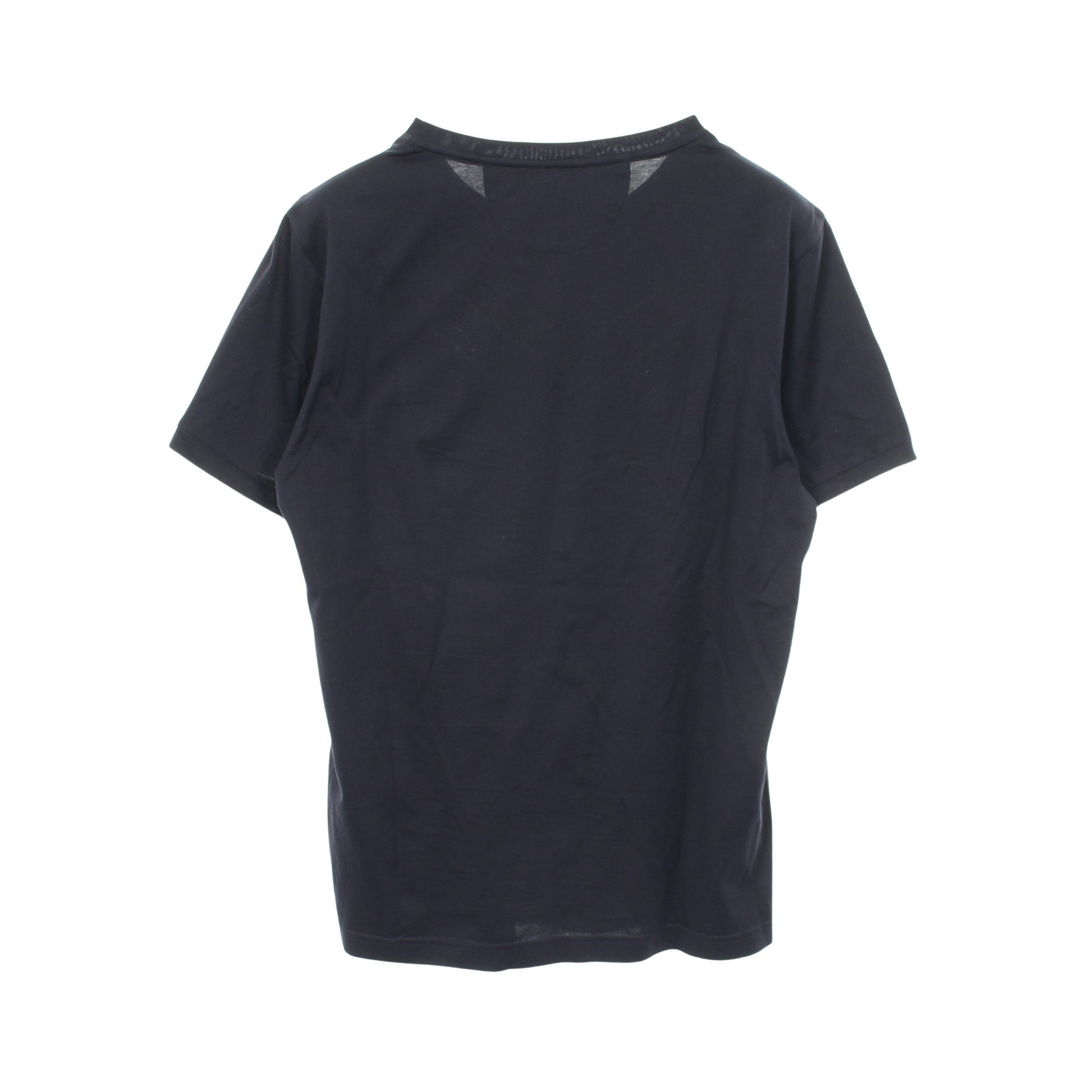 モンスター バグズアイ レザーパッチ クルーネック 半袖Tシャツ コットン ネイビー フェンディ トップス FENDI