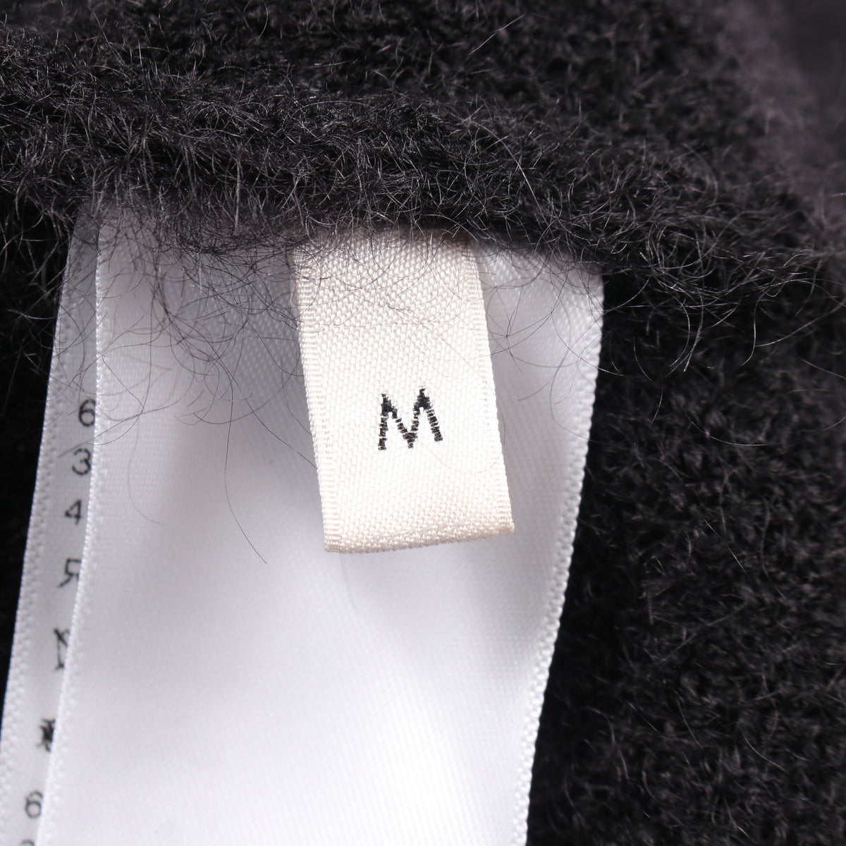 BRUSHED MOHAIR トリオンフボタン カーディガン モヘヤ ブラック セリーヌ