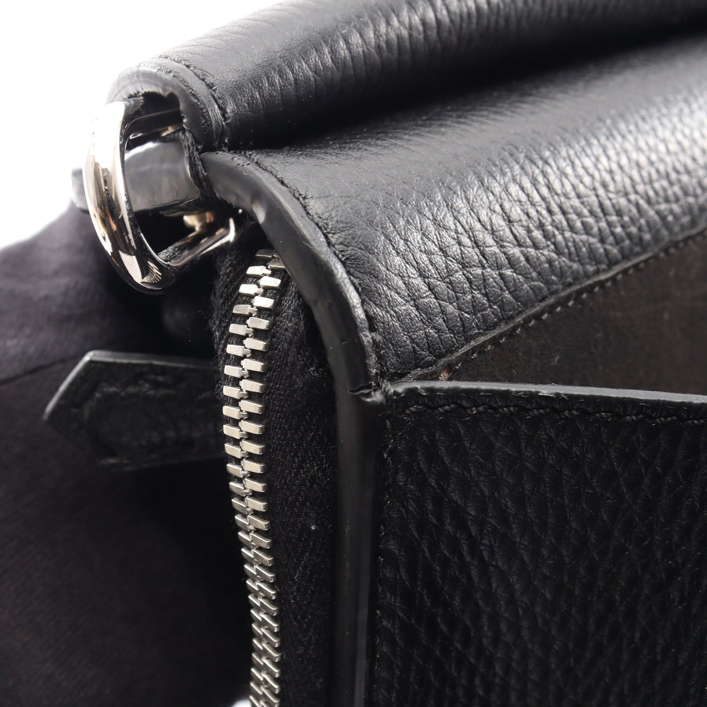 セレリア FFターンロック 2WAY ビジネスバッグ レザー ブラック フェンディ バッグ FENDI