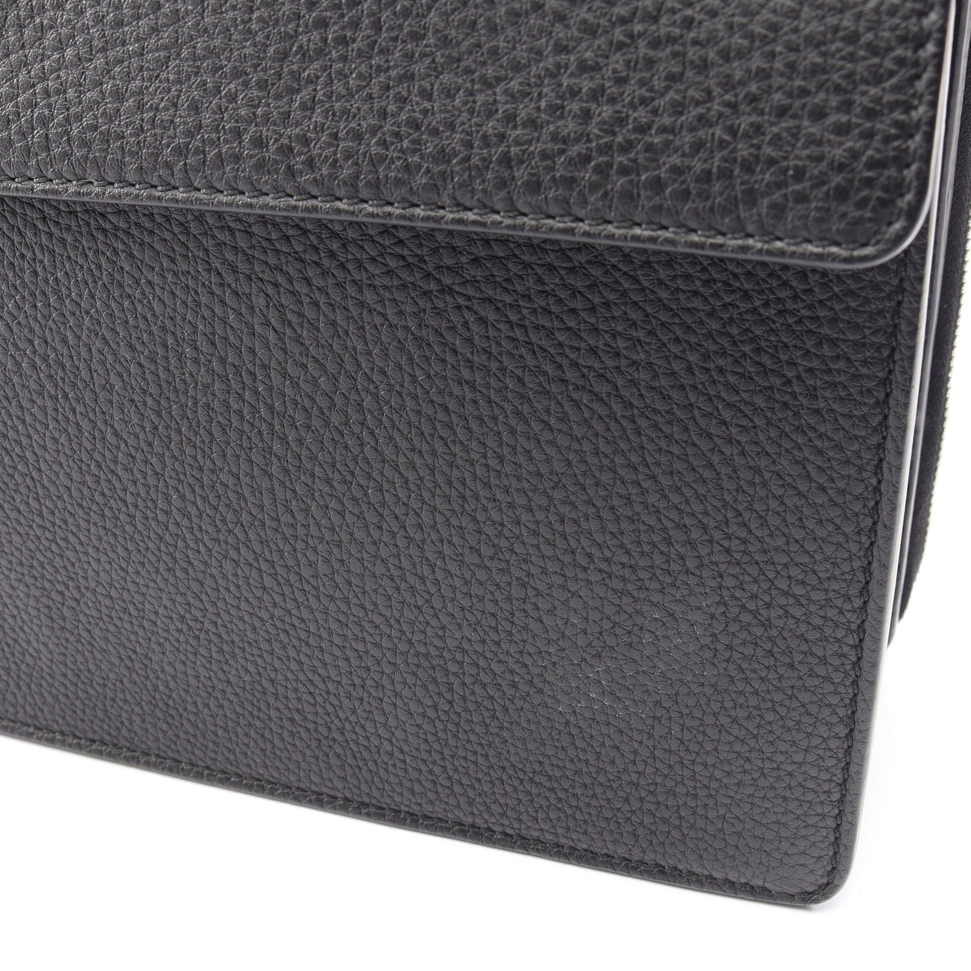 セレリア FFターンロック 2WAY ビジネスバッグ レザー ブラック フェンディ バッグ FENDI