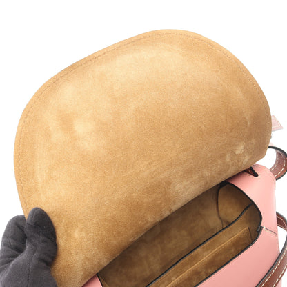 GATE BAG ゲートバッグ スモール ショルダーバッグ レザー ブラウン ピンク ロエベ