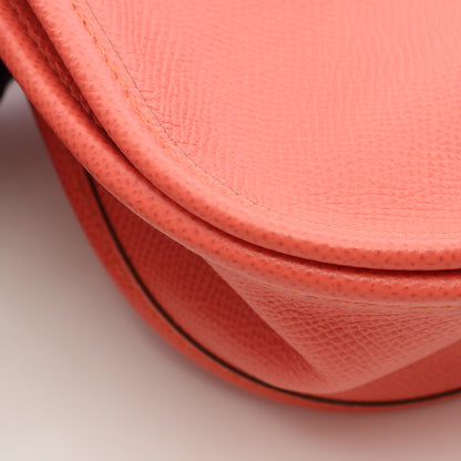 エヴリン 3 トロワ PM フラミンゴ ショルダーバッグ ヴォーエプソン ピンク シルバー金具 □Q刻印 エルメス バッグ HERMES