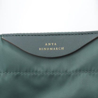 Chubby Wink チャビーウィンク スマイリー ショルダーバッグ トートバッグ ナイロン レザー グリーン アニヤハインドマーチ バッグ ANYA HINDMARCH