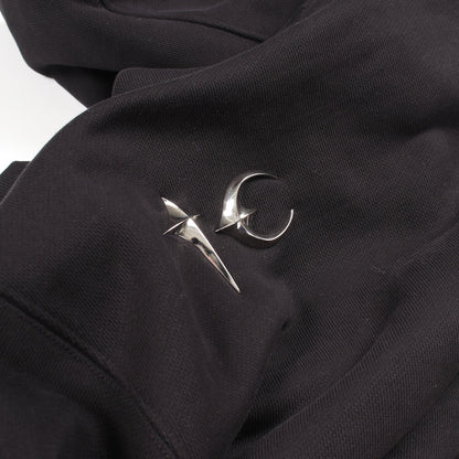 ARMOR HOODIE プルオーバーパーカー コットン ブラック サグクラブ