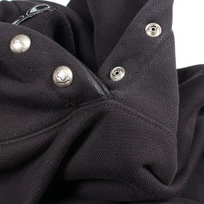 ARMOR HOODIE プルオーバーパーカー コットン ブラック サグクラブ