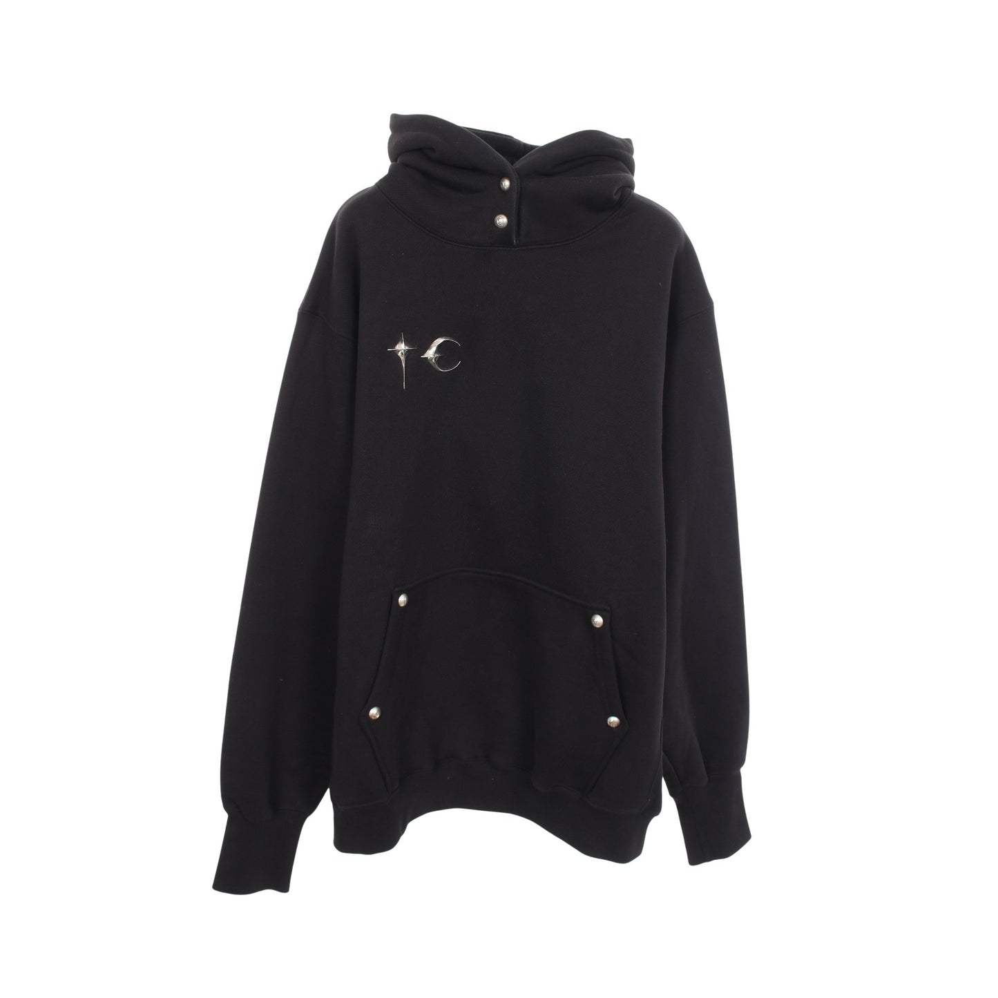 ARMOR HOODIE プルオーバーパーカー コットン ブラック サグクラブ