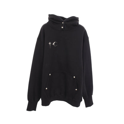 ARMOR HOODIE プルオーバーパーカー コットン ブラック サグクラブ