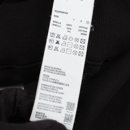 ARMOR HOODIE プルオーバーパーカー コットン ブラック サグクラブ