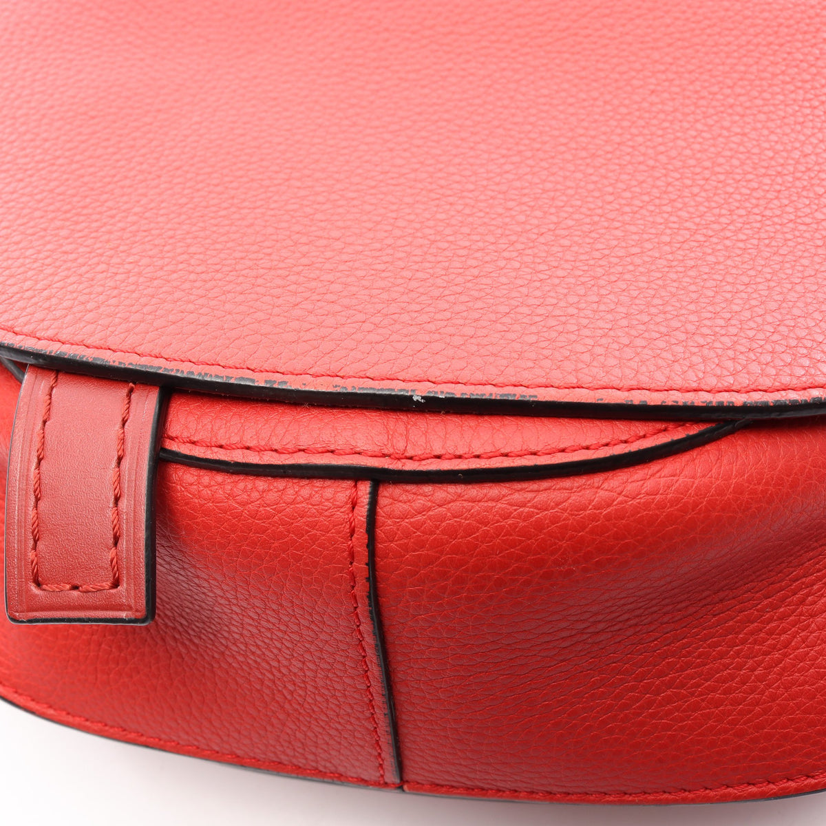 GATE BAG ゲートバッグ スモール ショルダーバッグ レザー レッド ロエベ バッグ LOEWE