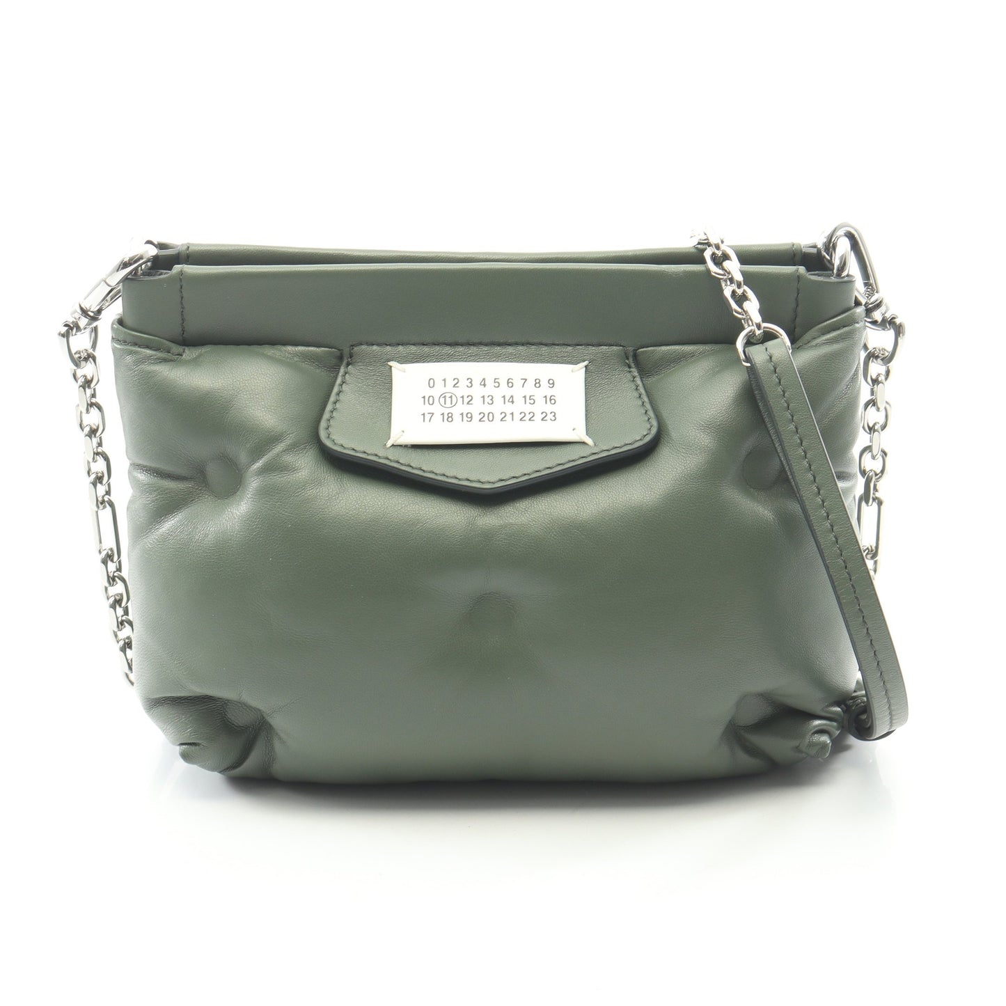 GLAM SLAM グラムスラム チェーンショルダーバッグ レザー カーキグリーン メゾンマルジェラ11 バッグ Maison Margiela 11