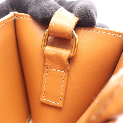 スモール バーティカル カバ 2WAY ハンドバッグ トートバッグ キャンバス レザー アイボリー ライトブラウン セリーヌ バッグ CELINE