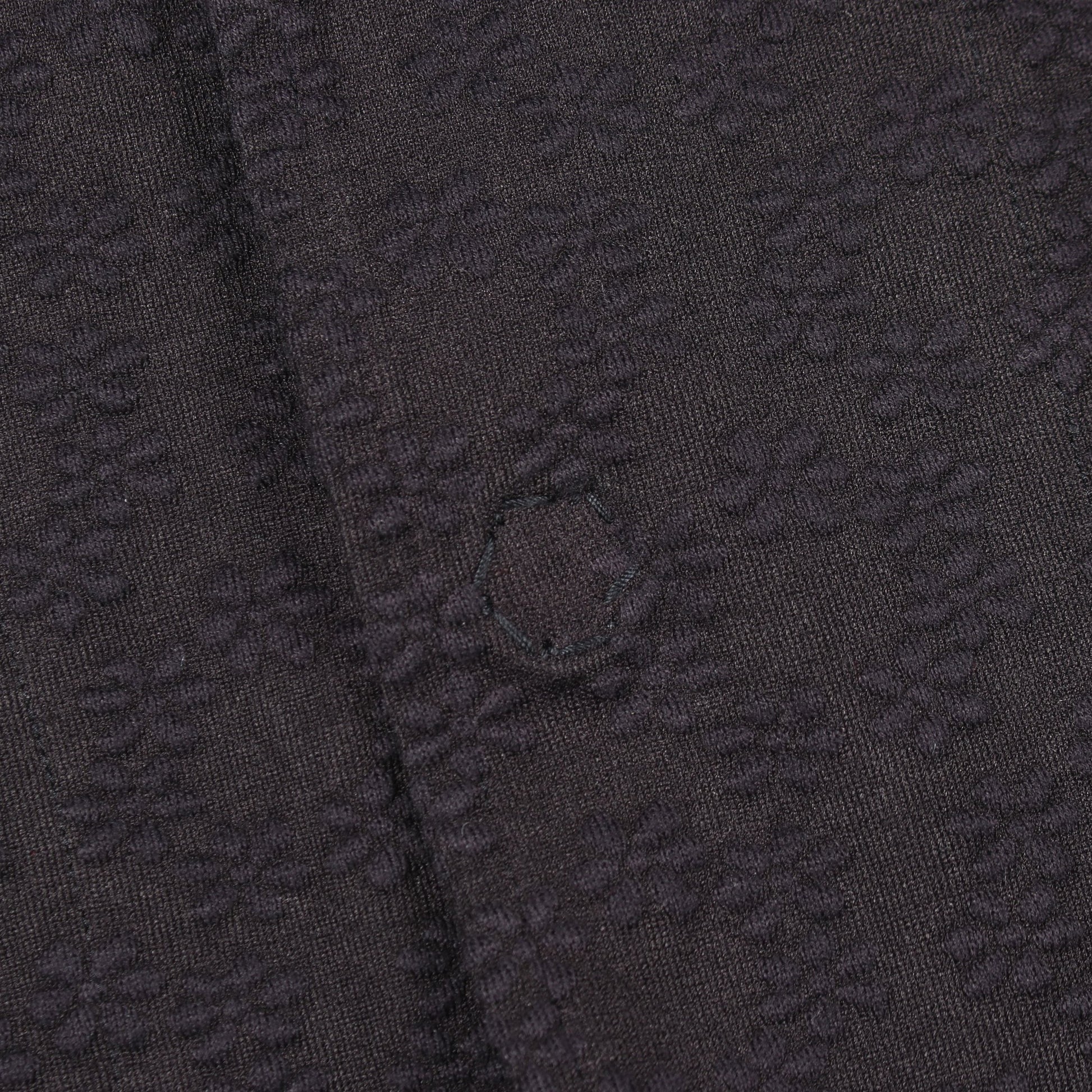 花柄 エンボス加工 ジャケット コットン ネイビー トリココムデギャルソン アウター tricot COMME des GARCONS