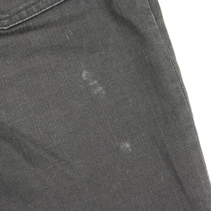 裾レース デニムパンツ コットン ブラック ステラマッカートニー