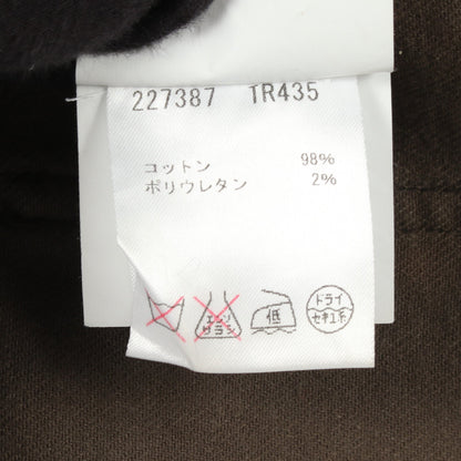 スキニー デニムパンツ コットン ブラウン バレンシアガライセンス