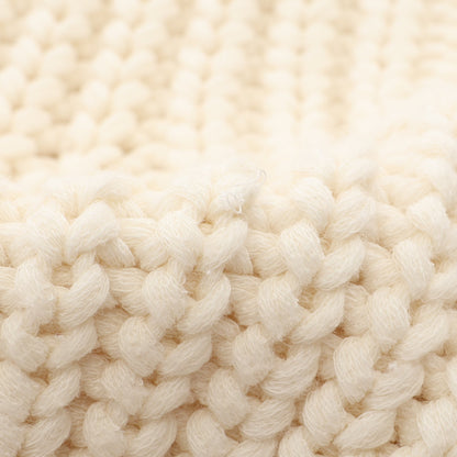 TRICOT COLLO A BARCHET ナイロン切替 セーター コットン ナイロン ホワイト ブラック モンクレール