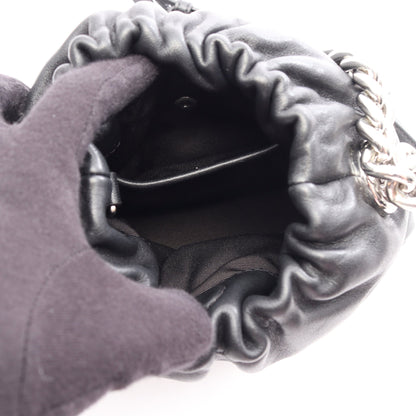 Soft Small Bucket Bag 2WAY チェーンハンドバッグ レザー ブラック マークジェイコブス バッグ MARC JACOBS