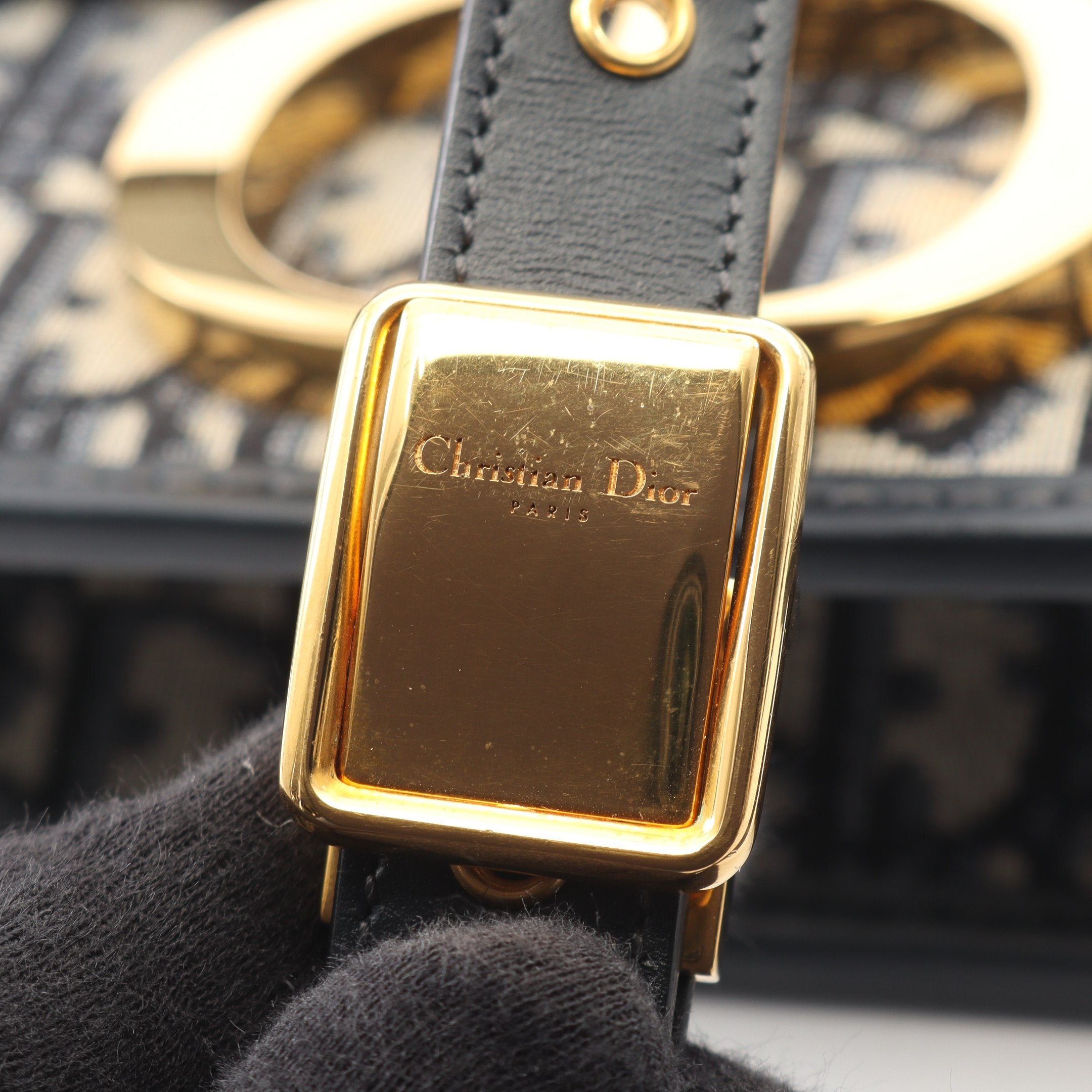 30 MONTAIGNE オブリーク ジャカード ショルダーバッグ キャンバス