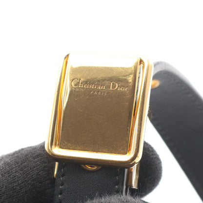 30 MONTAIGNE オブリーク ジャカード ショルダーバッグ キャンバス レザー ネイビー ライトベージュ ブラック クリスチャンディオール