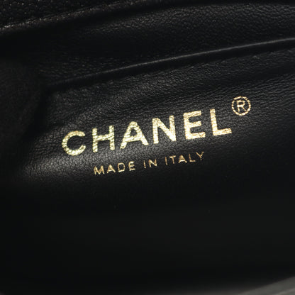 ボーイシャネル スモール チェーンショルダーバッグ キャビアスキン ブラック ゴールド金具 シャネル