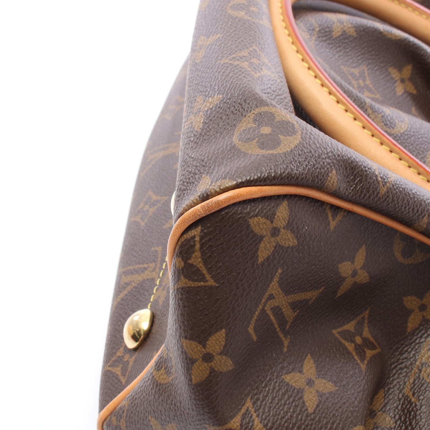 ティヴォリPM モノグラム ハンドバッグ PVC レザー ブラウン ルイヴィトン バッグ LOUIS VUITTON