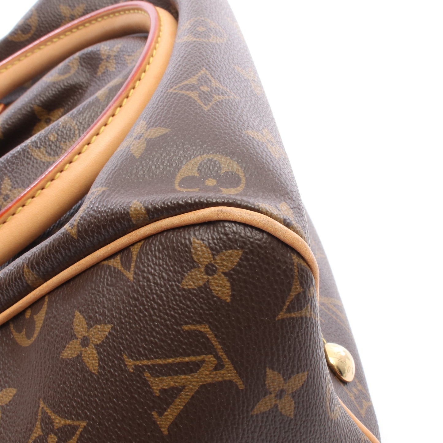 ティヴォリPM モノグラム ハンドバッグ PVC レザー ブラウン ルイヴィトン バッグ LOUIS VUITTON