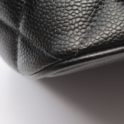 復刻トート ハンドバッグ トートバッグ キャビアスキン ブラック ゴールド金具 シャネル バッグ CHANEL