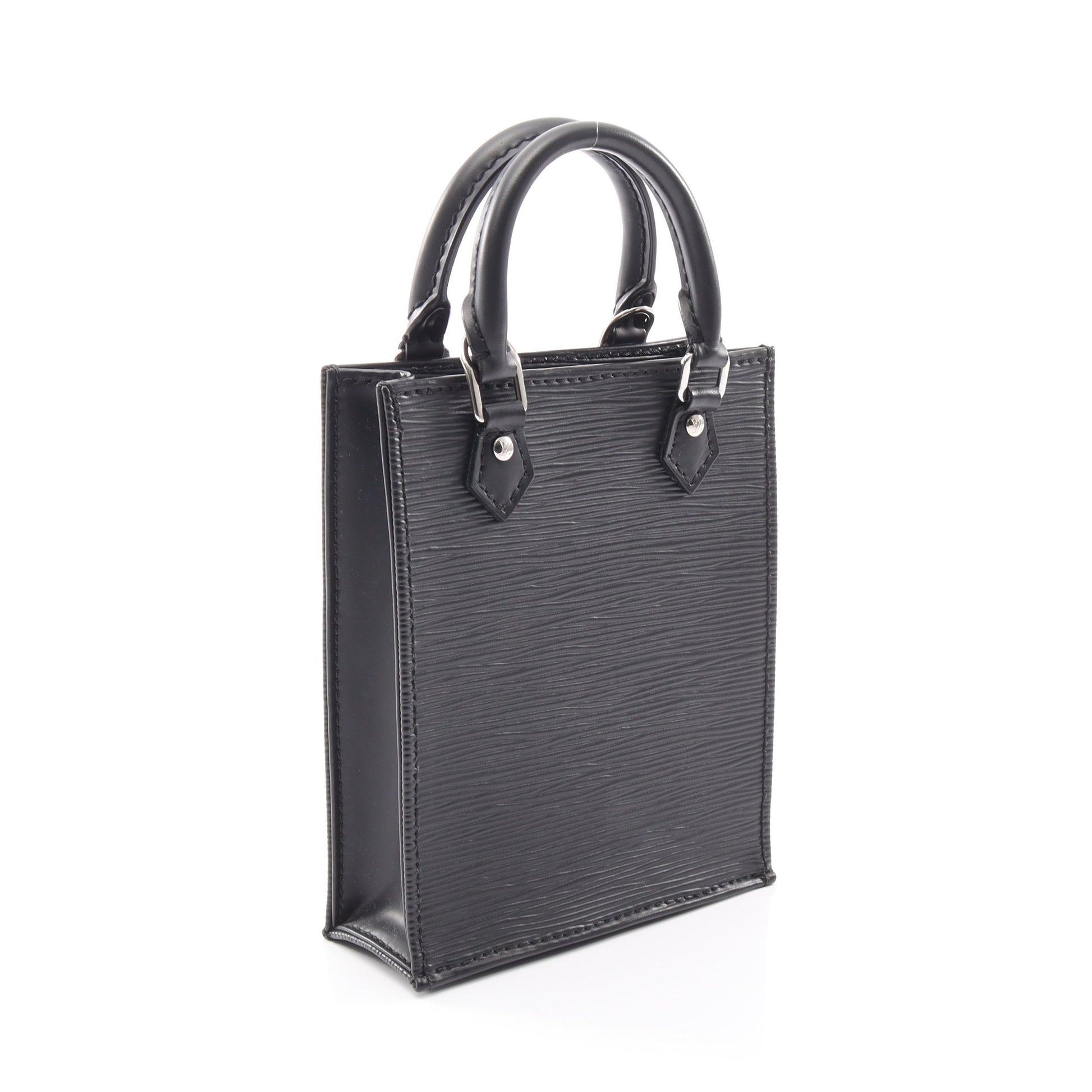 プティット サックプラ エピ ノワール 2WAY ハンドバッグ レザー ブラック ルイヴィトン バッグ LOUIS VUITTON
