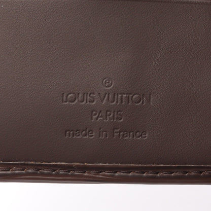 ポルトビエ カルトクレディ モネ エピ モカ 二つ折り財布 レザー ブラウン ルイヴィトン