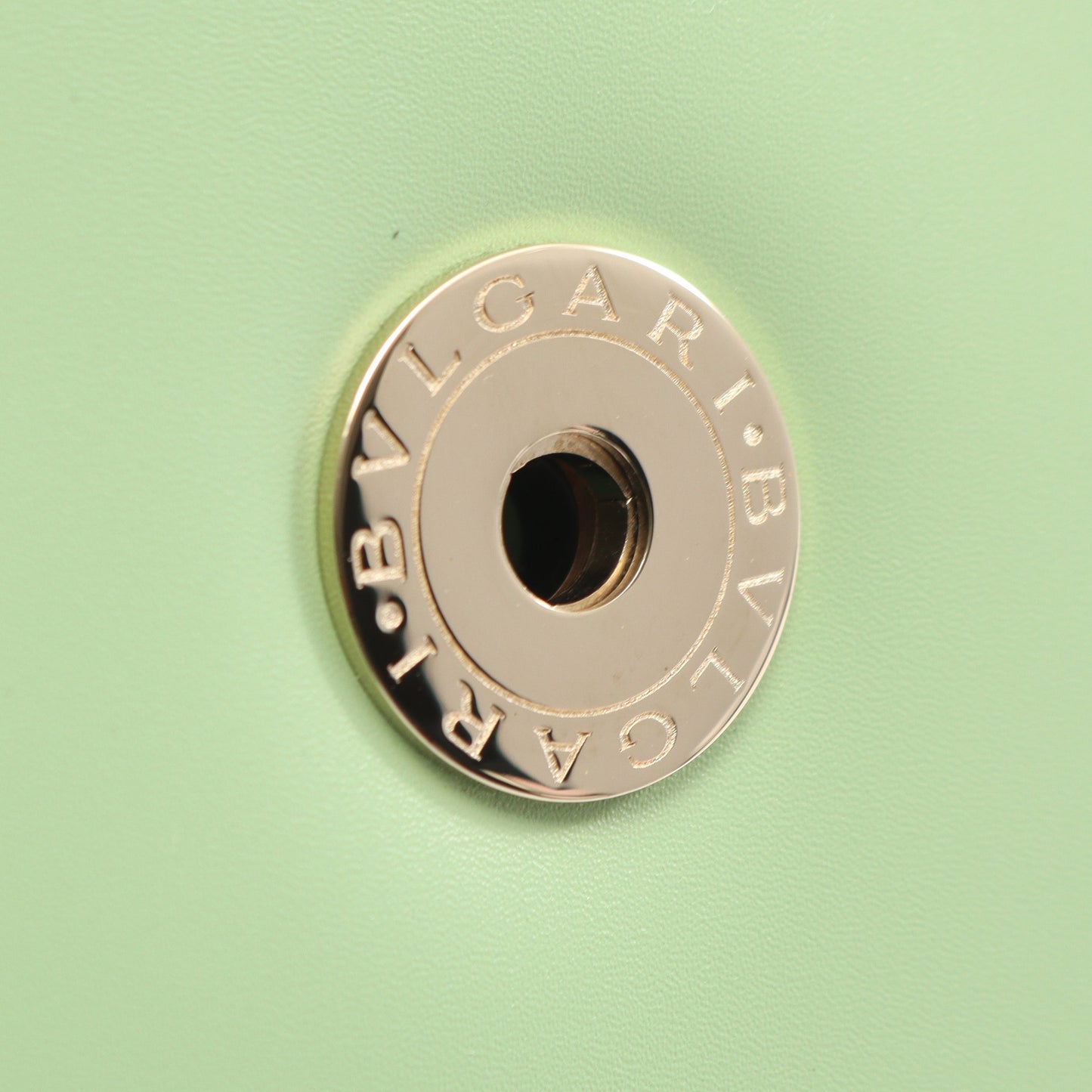 セルペンティ フォーエバー スモール チェーンショルダーバッグ レザー ライトグリーン ブルガリ バッグ BVLGARI
