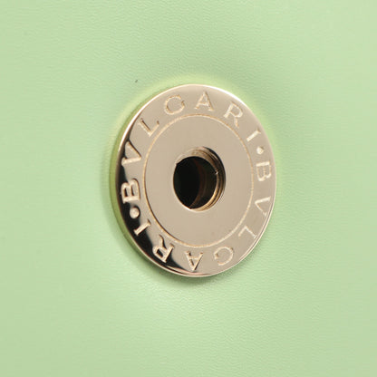 セルペンティ フォーエバー スモール チェーンショルダーバッグ レザー ライトグリーン ブルガリ バッグ BVLGARI