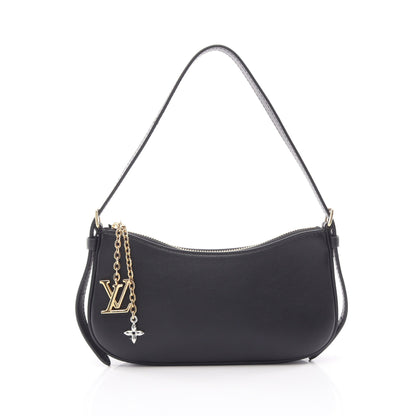 ポシェット LV ブルーム ノワール ショルダーバッグ レザー ブラック ルイヴィトン