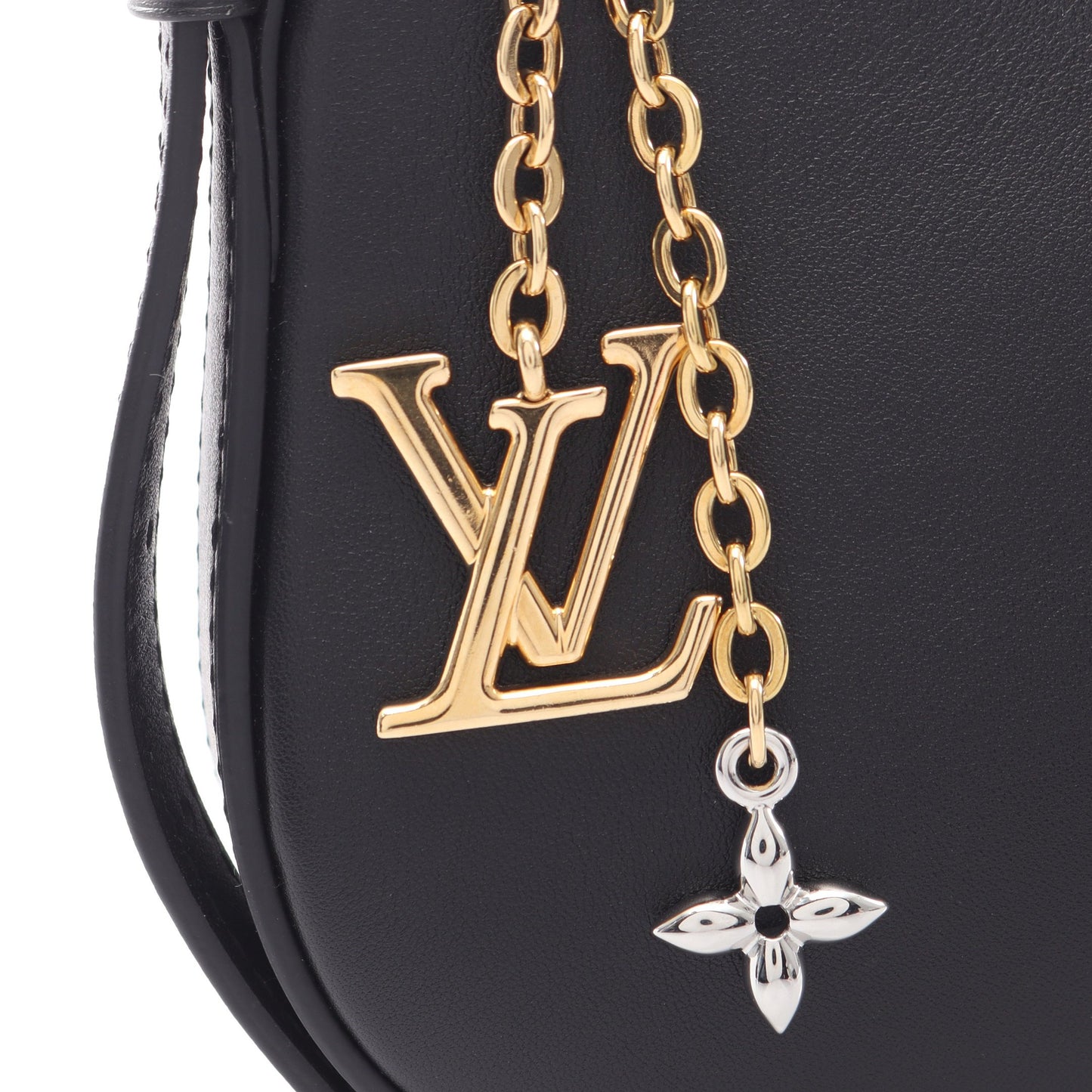 ポシェット LV ブルーム ノワール ショルダーバッグ レザー ブラック ルイヴィトン